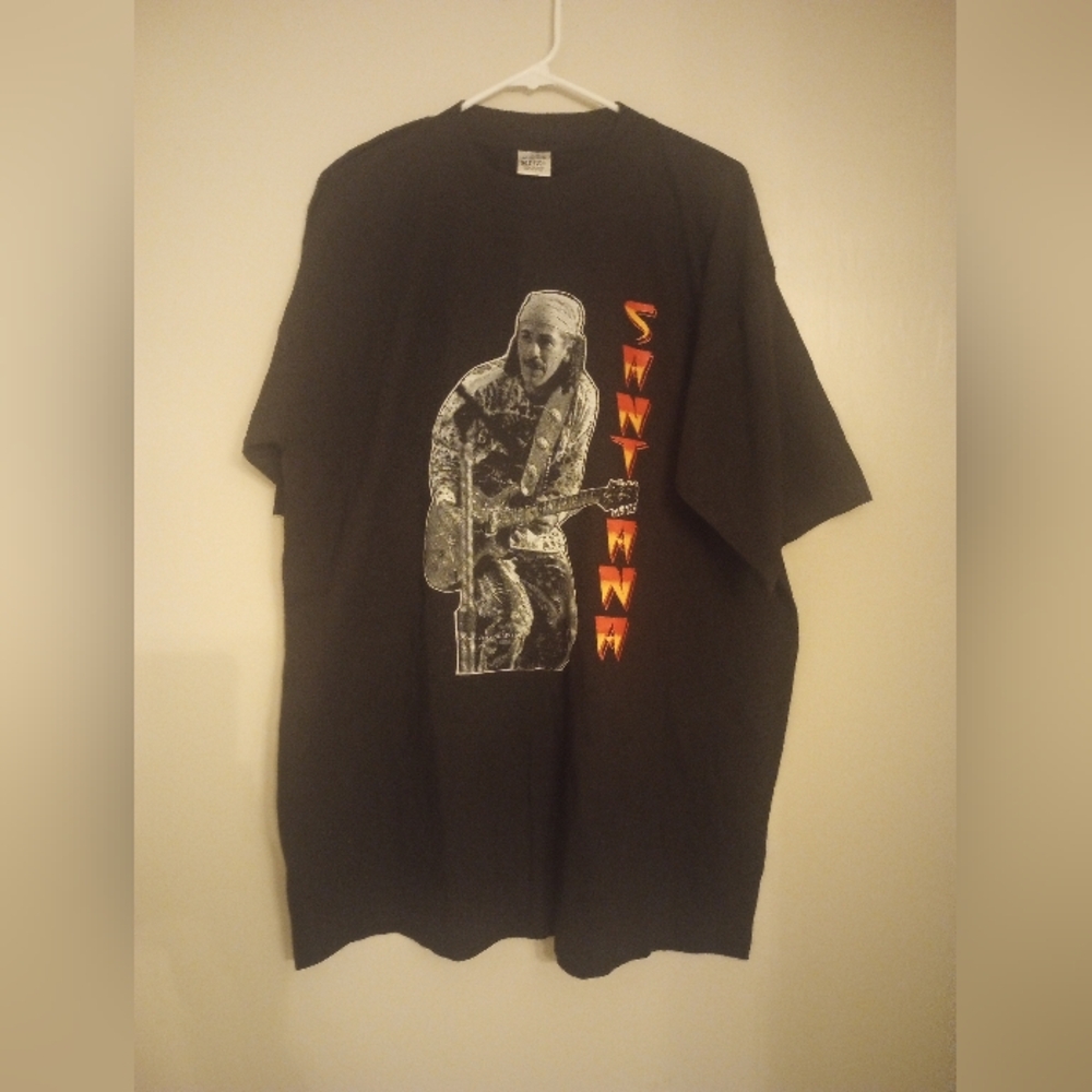 Ritz Brand Vintage Santana Tour 1997 Single Stitch Short Sleeve Tee